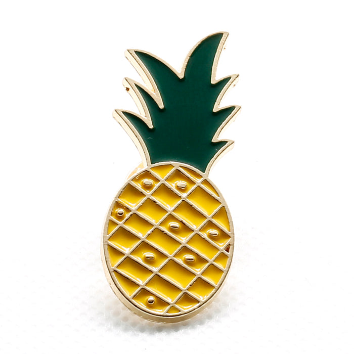 front of badge - a pineapple